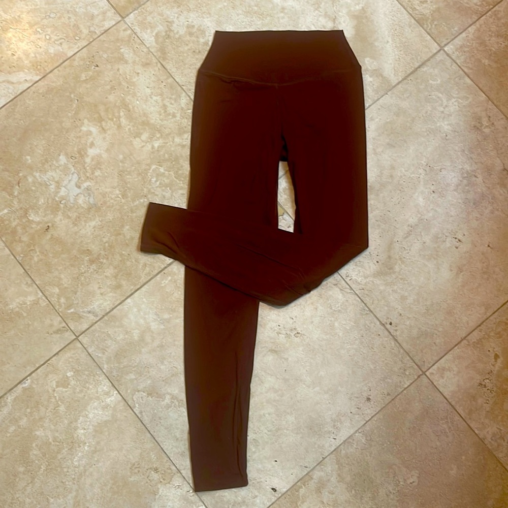 Balance athletica brown leggings size medium